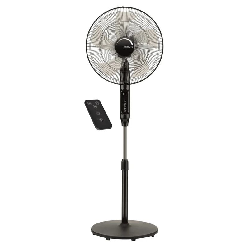 AIROLITE - Ventilador Pedestal Pie Silencioso C/r 16 V16p8r Airolite