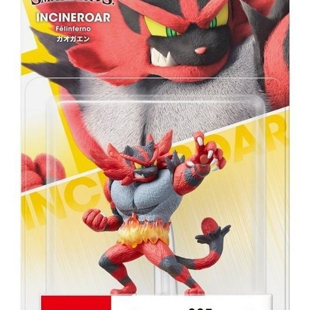 NINTENDO - Figura Amiibo Incineroar - Producto Fisico- Sniper