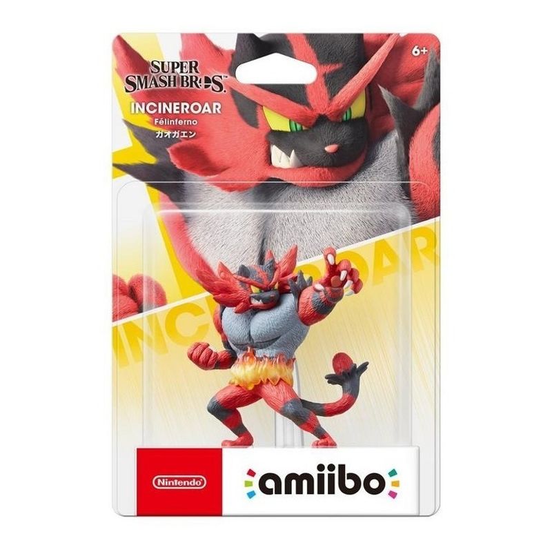 NINTENDO - Figura Amiibo Incineroar - Producto Fisico- Sniper