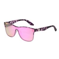 LENTES Gafas de sol de moda fiestas de viajes de primavera verano efecto espejo rosa UV400