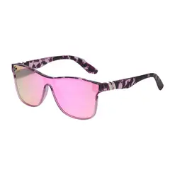 POLASUP - LENTES Gafas de sol de moda fiestas de viajes de primavera verano efecto espejo rosa UV400