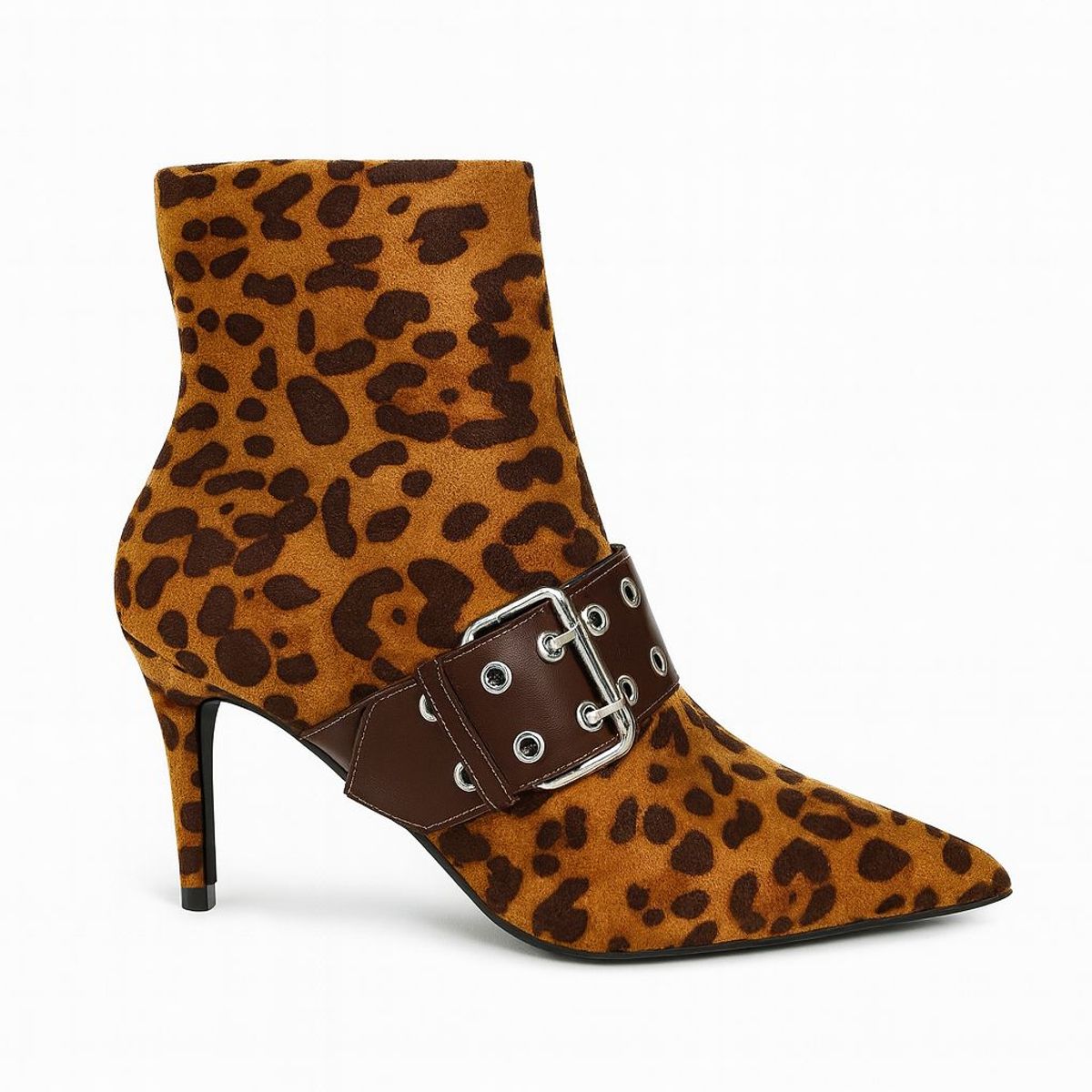 BOTELI - Botas Leopard con Tacón fino para Mujer tina-004