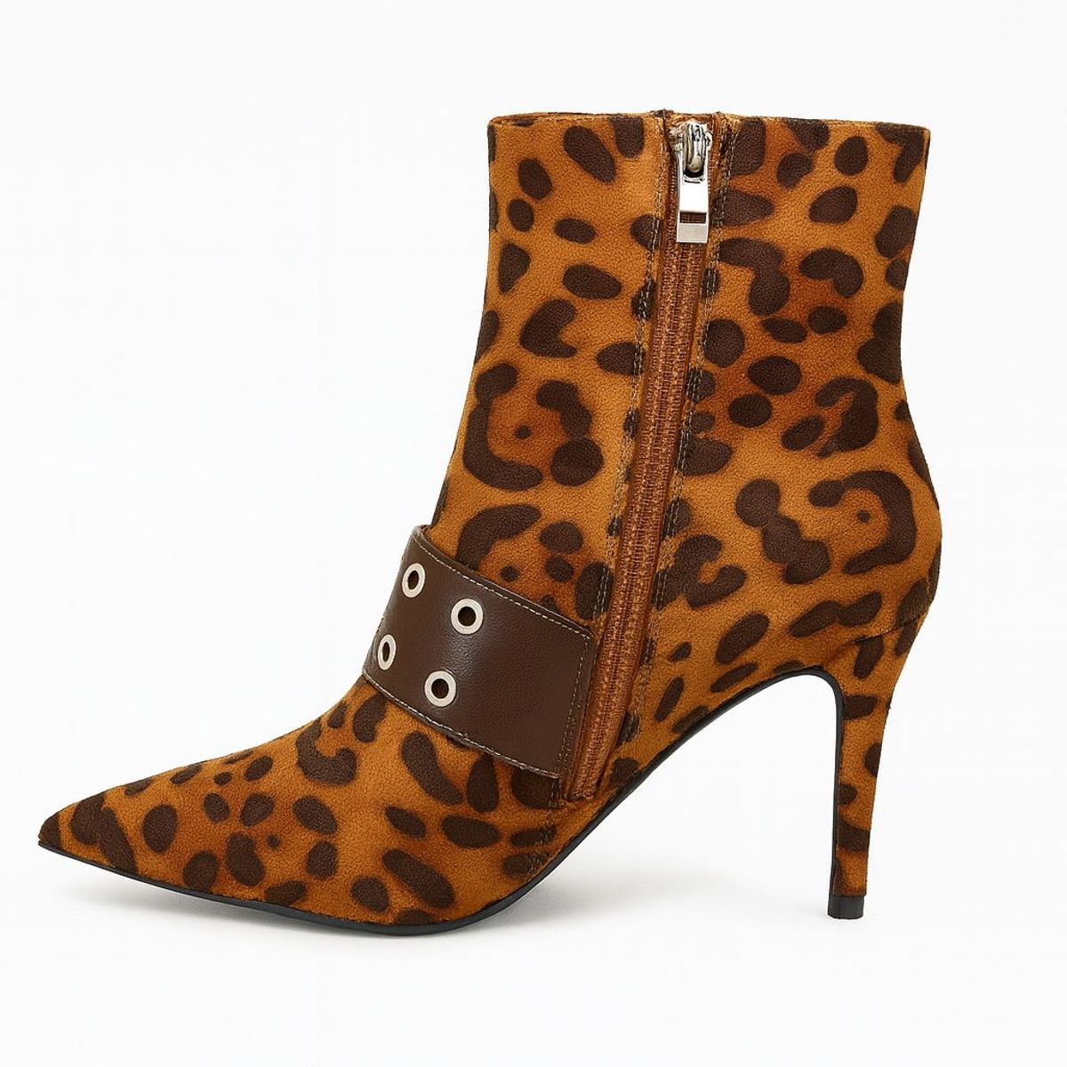 BOTELI - Botas Leopard con Tacón fino para Mujer tina-004
