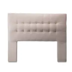 GENERICO - Respaldo King Felpa Beige Cp Alice