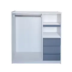 DECORACION CREATIVA - Mini Closet Montessori - Linea Minimal 3 cajones Grafito