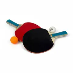 MUUK - SET PALETAS DE PING PONG + PELOTAS FIRST SHOT