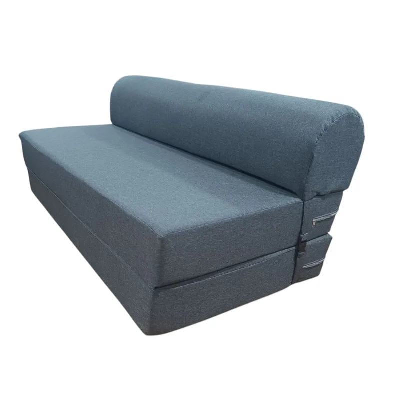 RECUTEX - SOFA CAMA ESPUMA GREY GRIS 190X130X18 TWIN