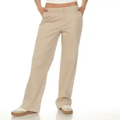 WADOS - PANTALON WIDE LEG TIRO ALTO PRETINA BASICA 1 BOTON BOLSILLO ARGENTINA