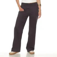 WADOS - PANTALON WIDE LEG TIRO ALTO PRETINA BASICA 1 BOTON BOLSILLO ARGENTINA