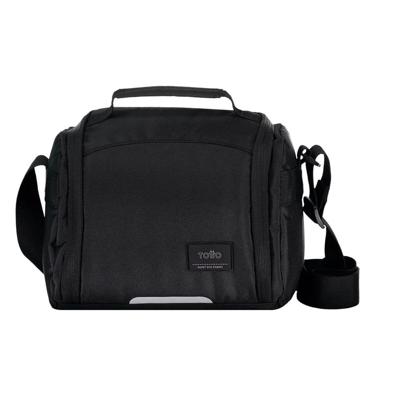 TOTTO - Lonchera Grafito Totto Ac61yat002 Compacta Y Práctica 26 Cm Negro N01