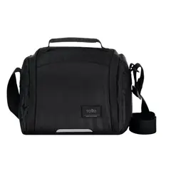TOTTO - Lonchera Grafito Ac61yat002 Compacta Y Práctica 26 Cm Negro N01