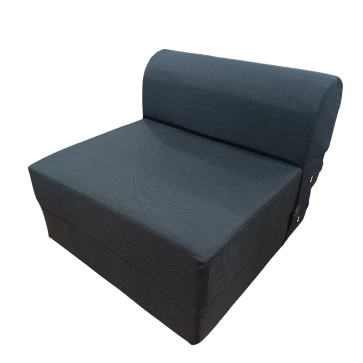 RECUTEX - SOFA CAMA ESPUMA BLACKIE   NEGRO 190X150X18 2 PLAZAS