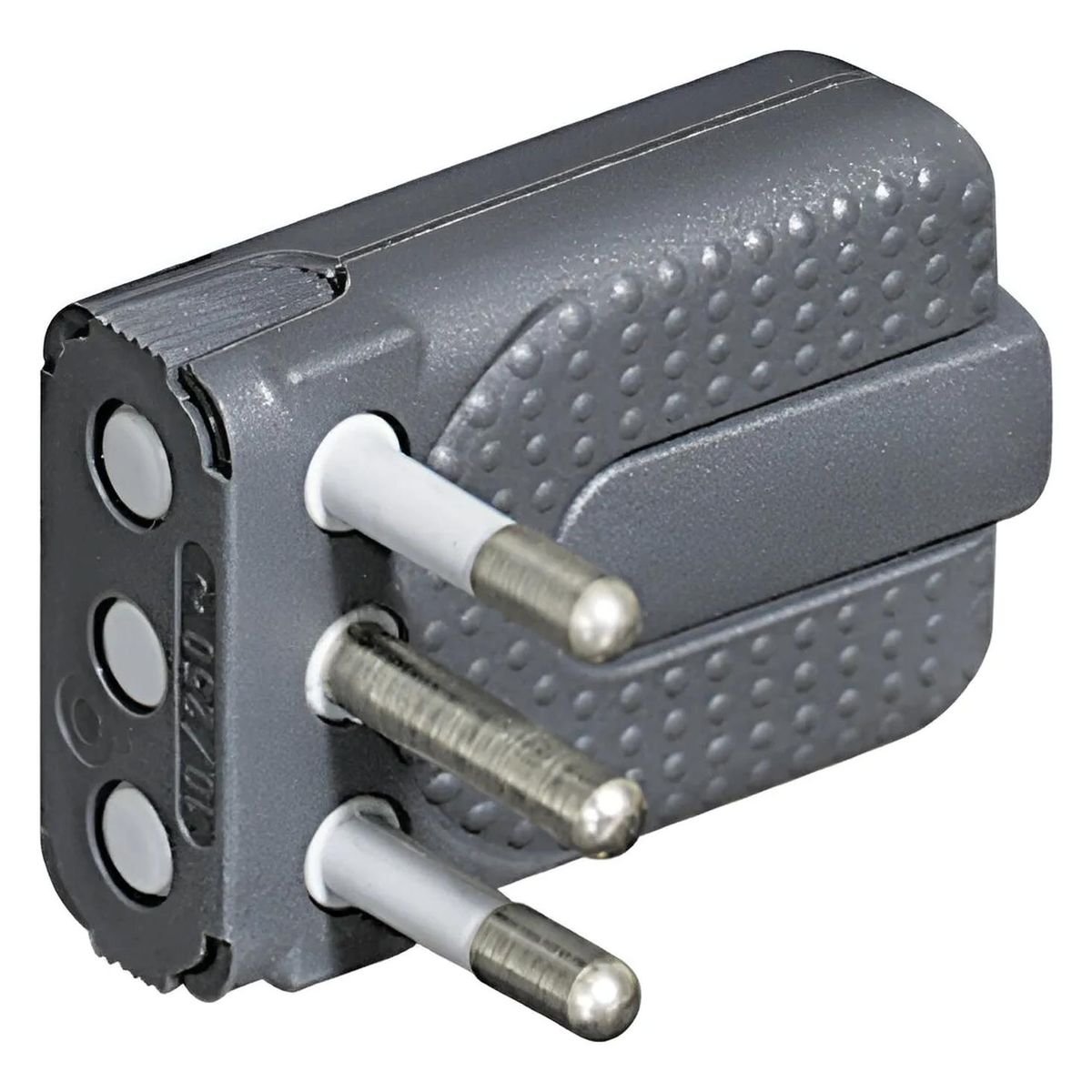 BTICINO - Enchufe Corner Macho Volante 2P+T 10A S2465TGE Bticino