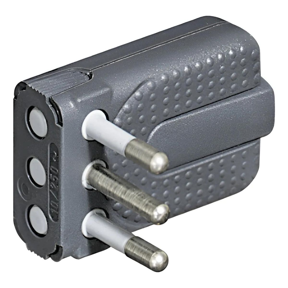 BTICINO - Enchufe Corner Macho Volante 2P+T 10A S2465TGE Bticino