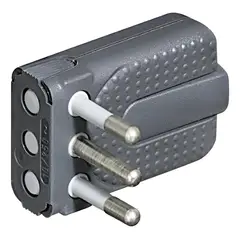 BTICINO - Enchufe Corner Macho Volante 2P+T 10A S2465TGE