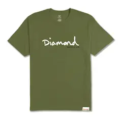 DIAMOND - POLERA SKATEBOARD CLASSIC NATURAL