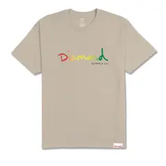 DIAMOND - POLERA OG SCRIPT FADE SAND