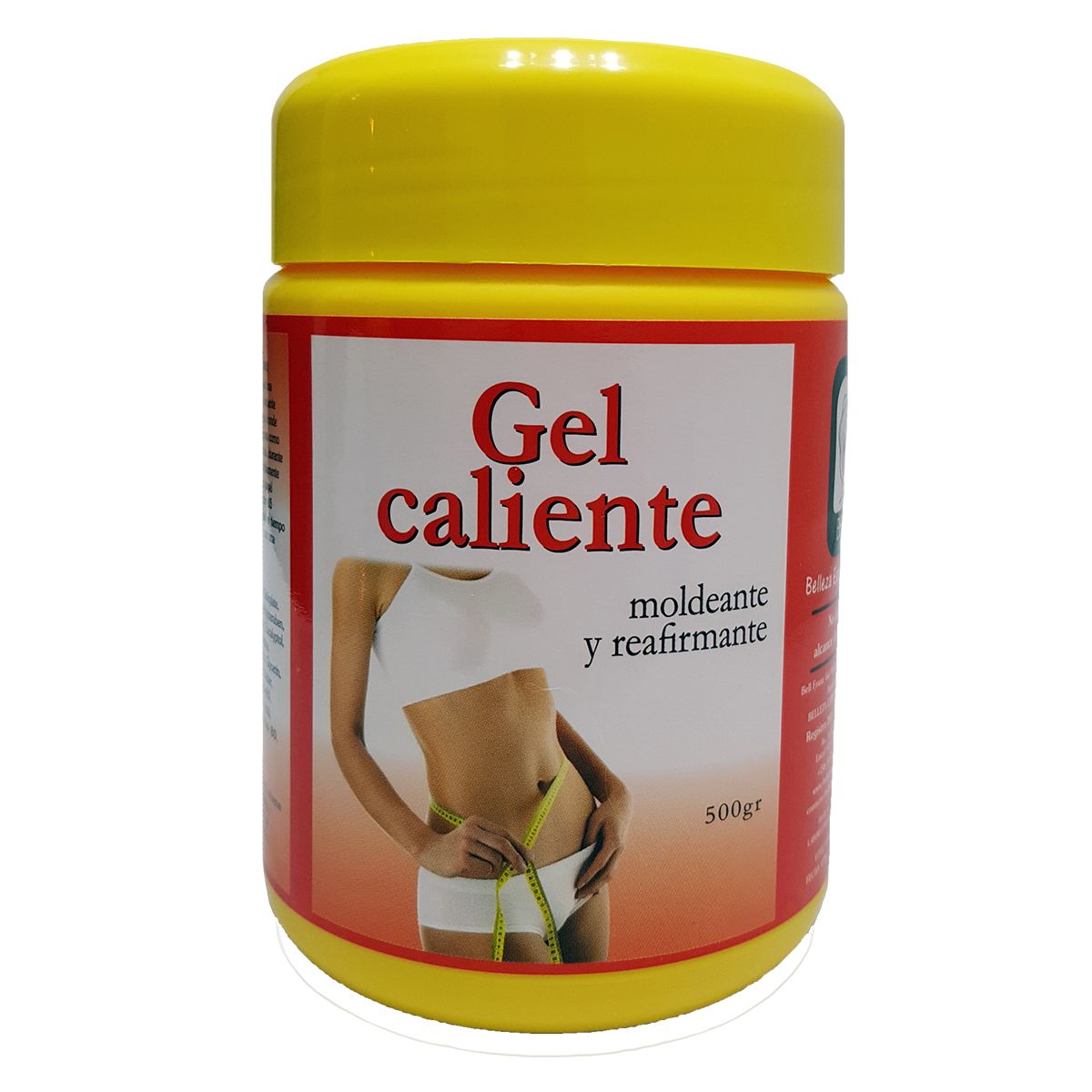 BEL BELLEZA EXPRESS LATINA - Gel Caliente Moldeante BEL x500gr Define y Tonifica con una Sensación Única
