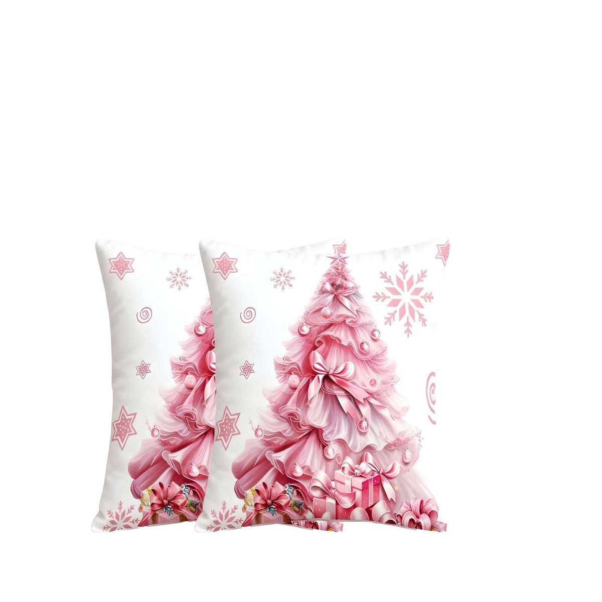 GENERICO - FUNDAS NAVIDAD SET DE 2 FUNDAS PARA COJINES DE 45X45 CM