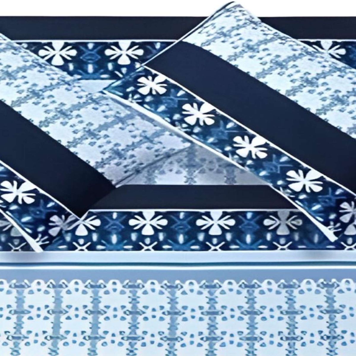 GENERICO - JUEGO DE SÁBANAS TELA DE GENERO 2 PLAZA