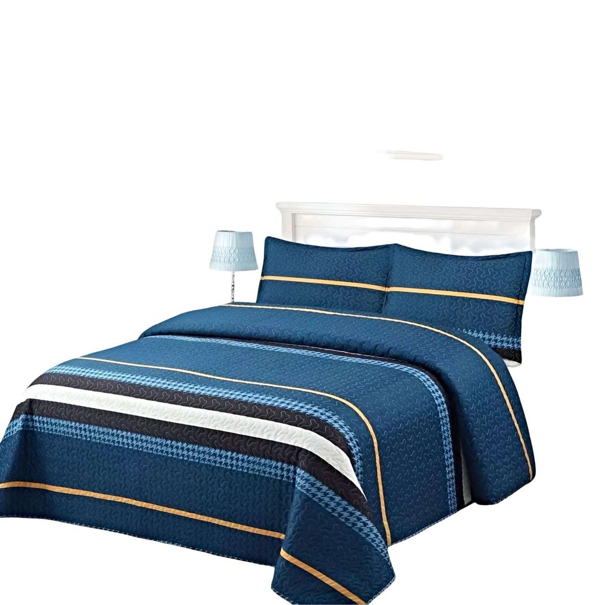 GENERICO - CUBRECAMA QUILT DE VERANO PLAZA Y MEDIA