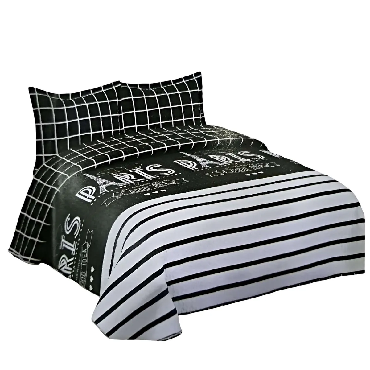 GENERICO - CUBRECAMA QUILT DE VERANO PLAZA Y MEDIA