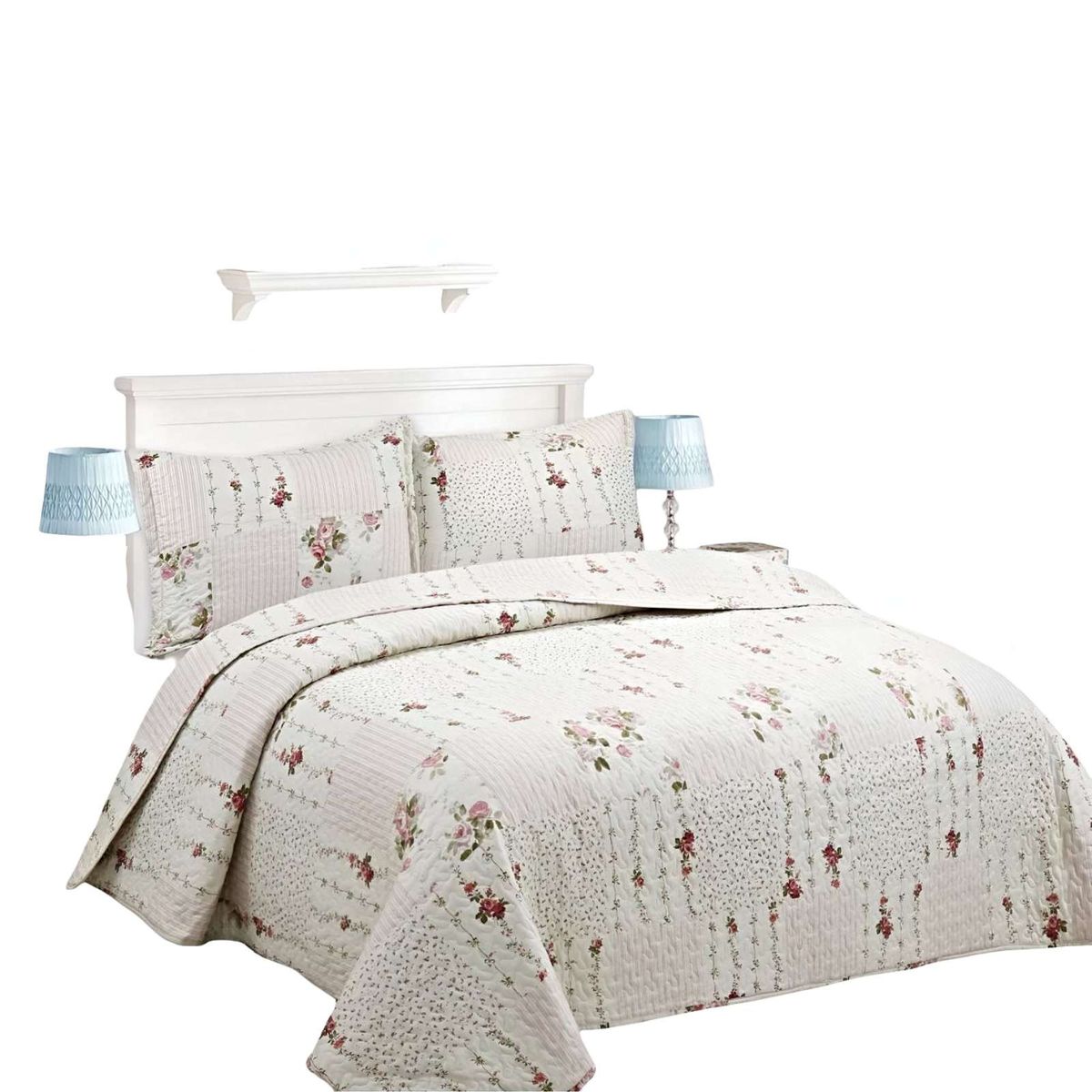 GENERICO - CUBRECAMA QUILT DE VERANO 2 PLAZAS