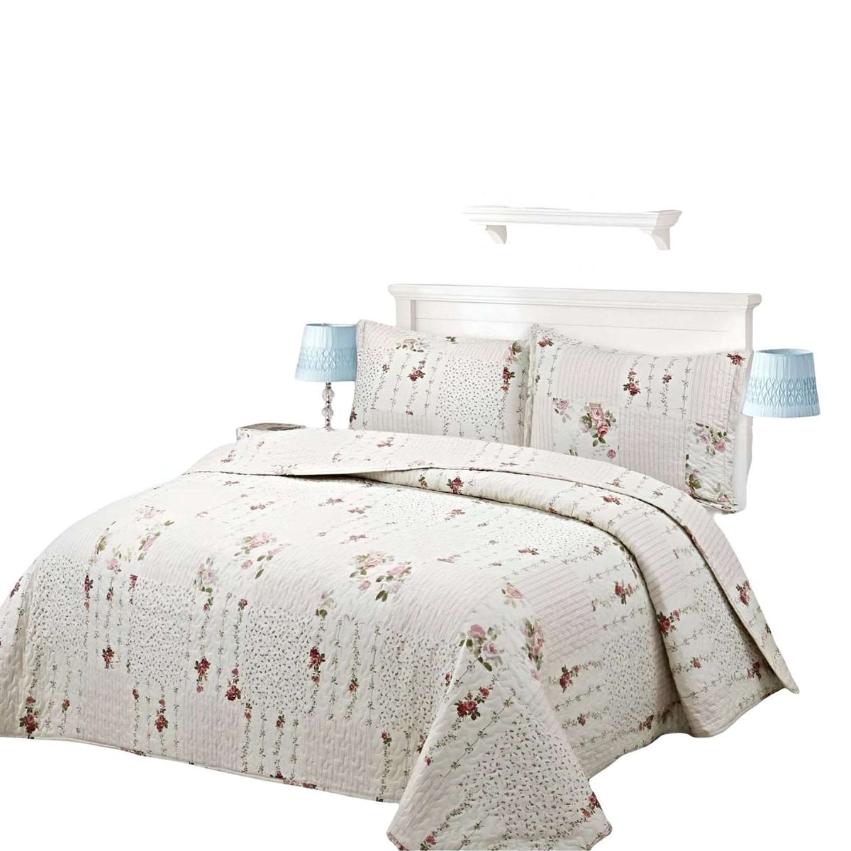 GENERICO - CUBRECAMA QUILT DE VERANO 2 PLAZAS