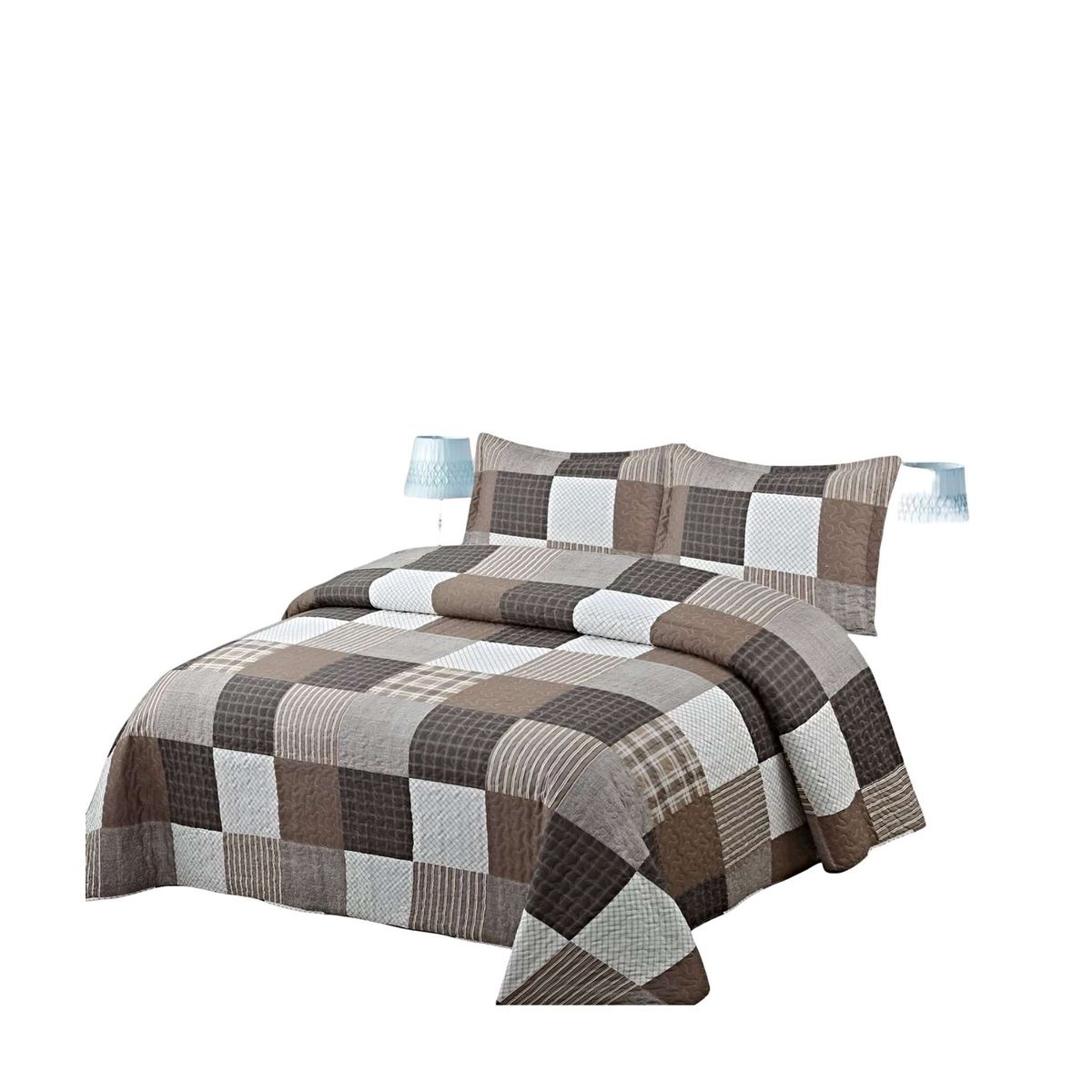 GENERICO - CUBRECAMA QUILT DE VERANO KING-SUPER KING