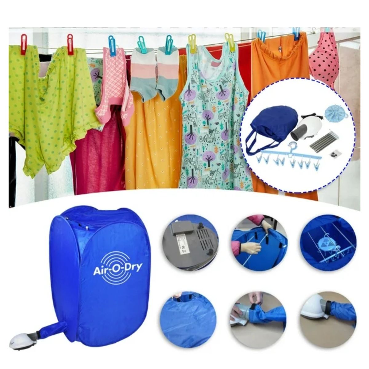 MOVI - Secadora de Ropa Portátil -Seca tu ropa en minutos