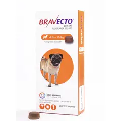 MSD - BRAVECTO PERRO DE 4.5 A 10 KILOS