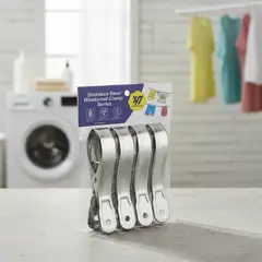 GENERICO - Pinzas de ropa Metalicas 4pcs 12cm