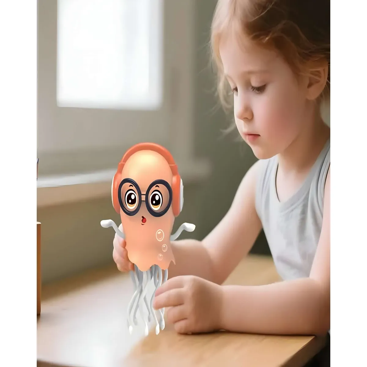 GENERICO - JUGUETE PULPO BAILARIN NARANJA NIÑO NIÑA