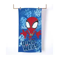 MASHINI - Toalla Playa Disney Niñoa 70x140cm + Morral Cordel - Spidey