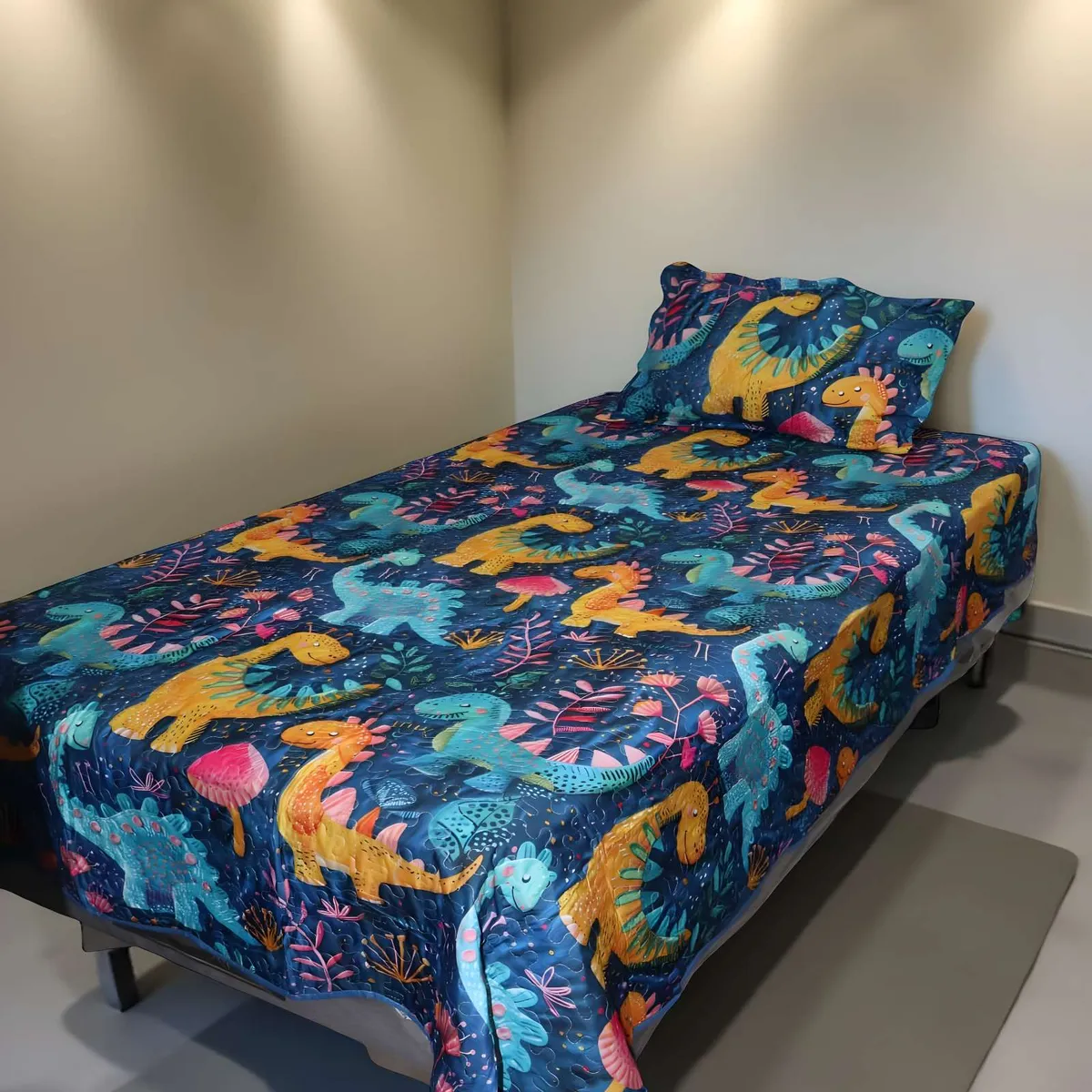 GENERICO - CUBRECAMA QUILT INFANTIL DE VERANO 5D PLAZA Y MEDIA 180 X 230 CM
