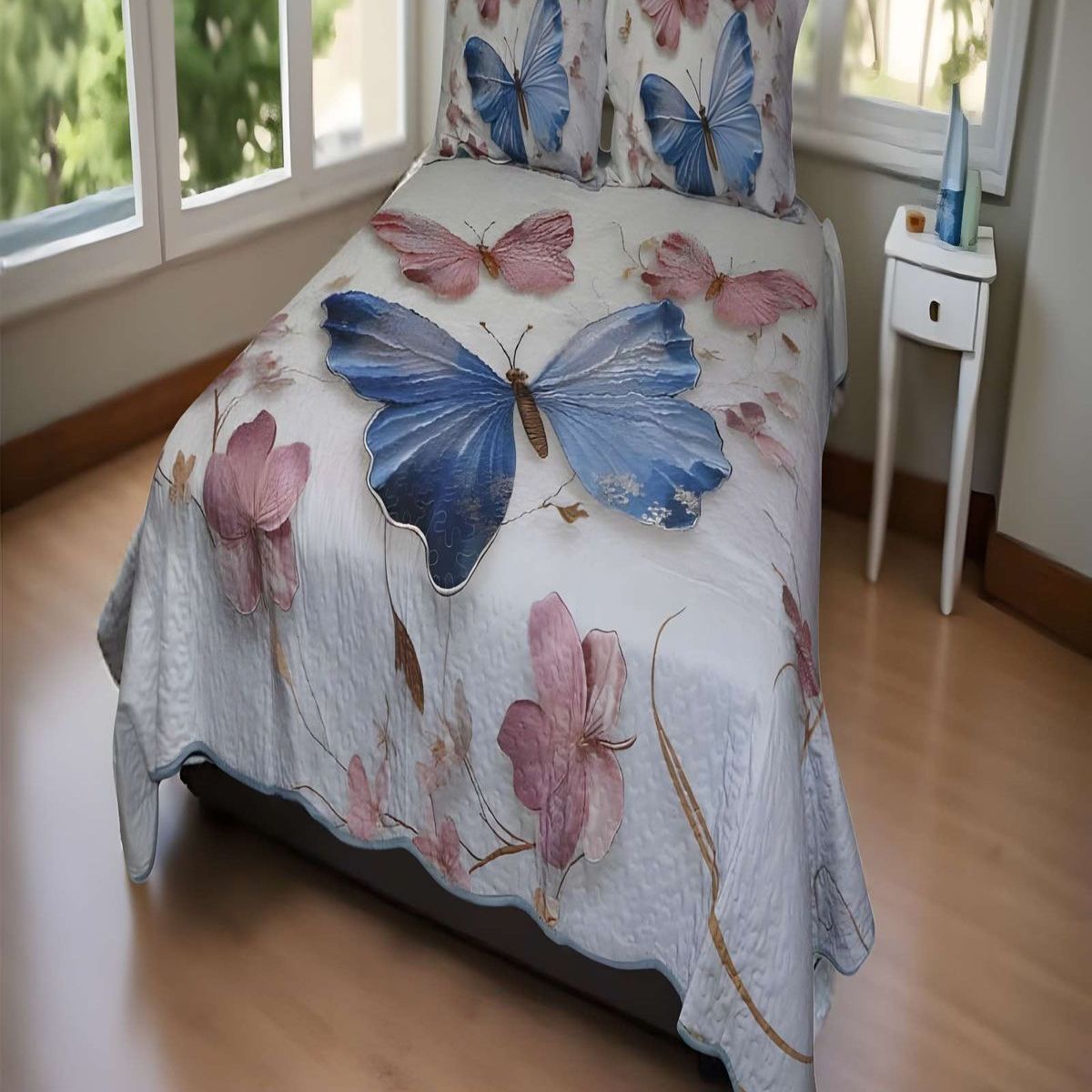 GENERICO - CUBRECAMA QUILT COLCHA DE VERANO 5D 2 PLAZAS 230 X 250 CM