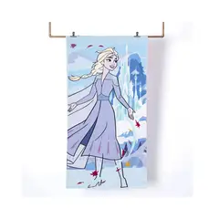 MASHINI - Toalla Playa Disney Niñoa 70x140cm + Morral Cordel - Frozen Castillo
