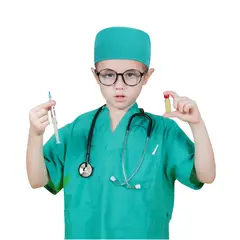 GENERICO - Disfraz Profesión U Oficio Doctor Medico Cirujano Para Niños