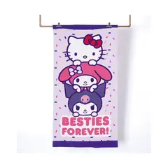 MASHINI - Toalla Playa Disney Niñoa 70x140cm + Morral Cordel - Hello Kitty