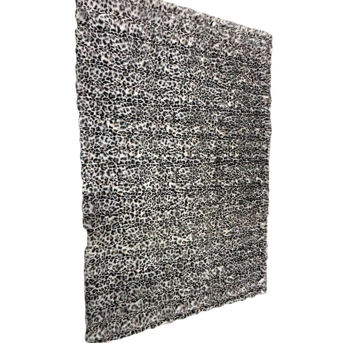 GENERICO - ALFOMBRAS PIEL DE CONEJO ANIMAL PRINT OSCURO