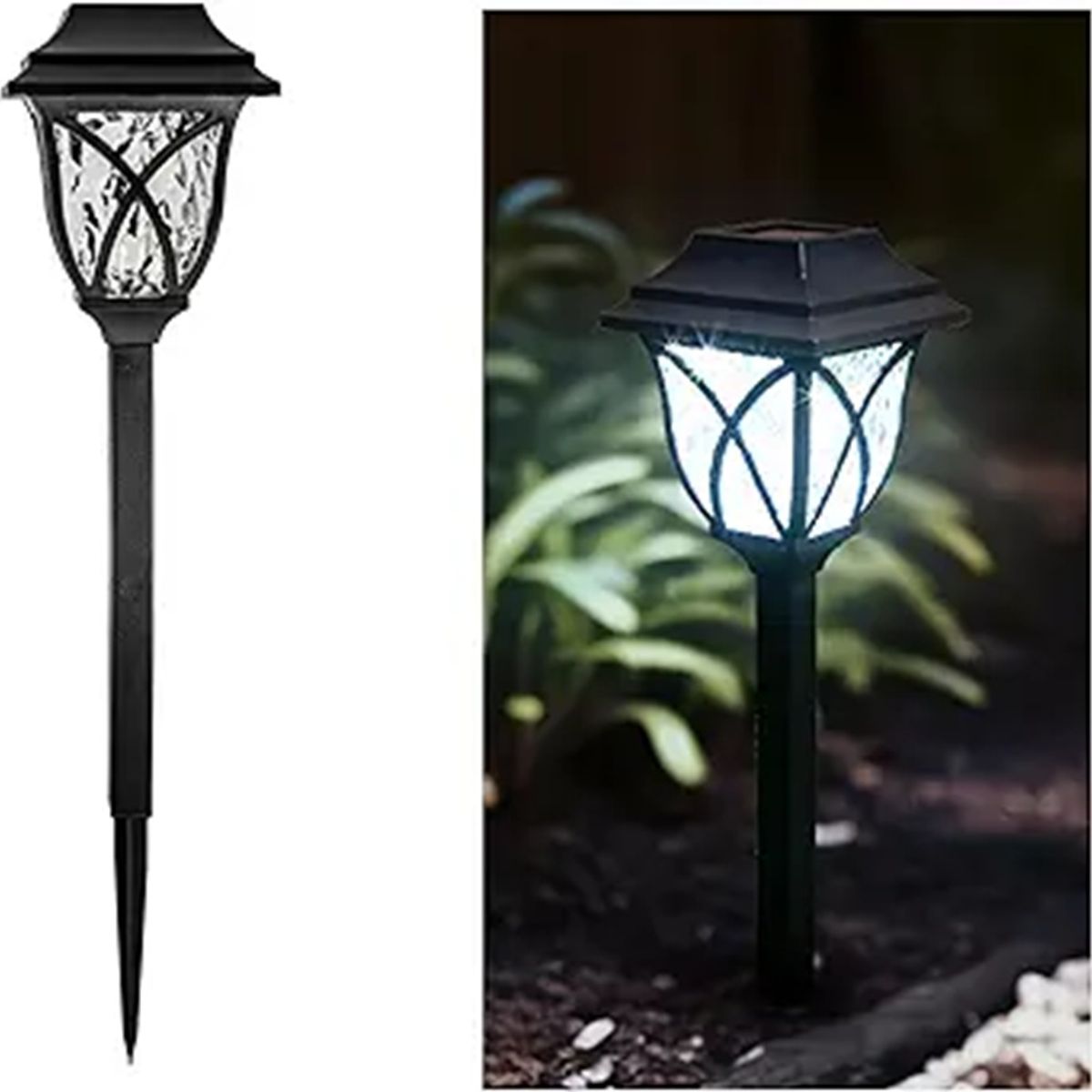 GENERICO - Luces Solares Coloridas x2 Und Para Jardines Impermeables