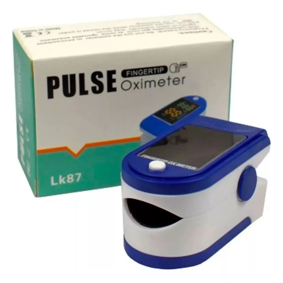 GENERICO - Oxímetro Digital Blanco 6cm Precisión Monitoreo Salud