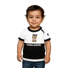 COLO COLO - POLERA BICOLOR COLO-COLO