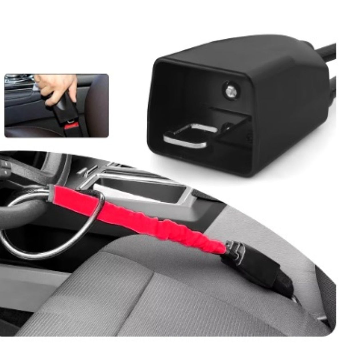 MOVI - Traba  Volante al Conector del  Cinturón de Seguridad — Defensa Total Contra Robos