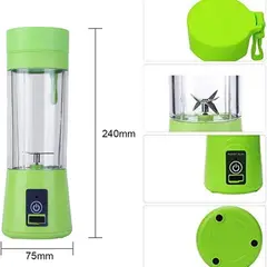 MOVI - Batidora Portátil Recargable USB Verde - Mezcla en Cualquier Lugar