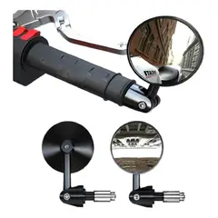 GENERICO - Espejos Para Moto Estilo Cafe Racer Universal 22mm