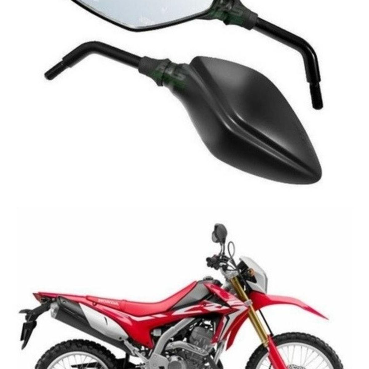 GENERICO - Espejos Para Moto Honda Crf 250l - Crf 300l