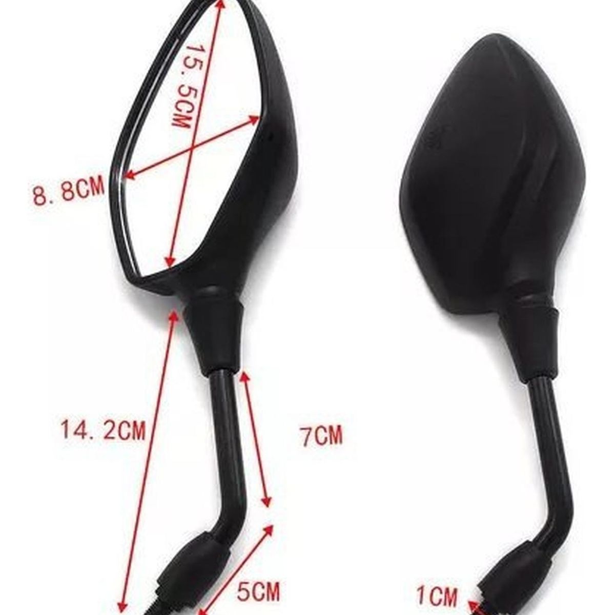 GENERICO - Espejos Para Moto Honda Crf 250l - Crf 300l