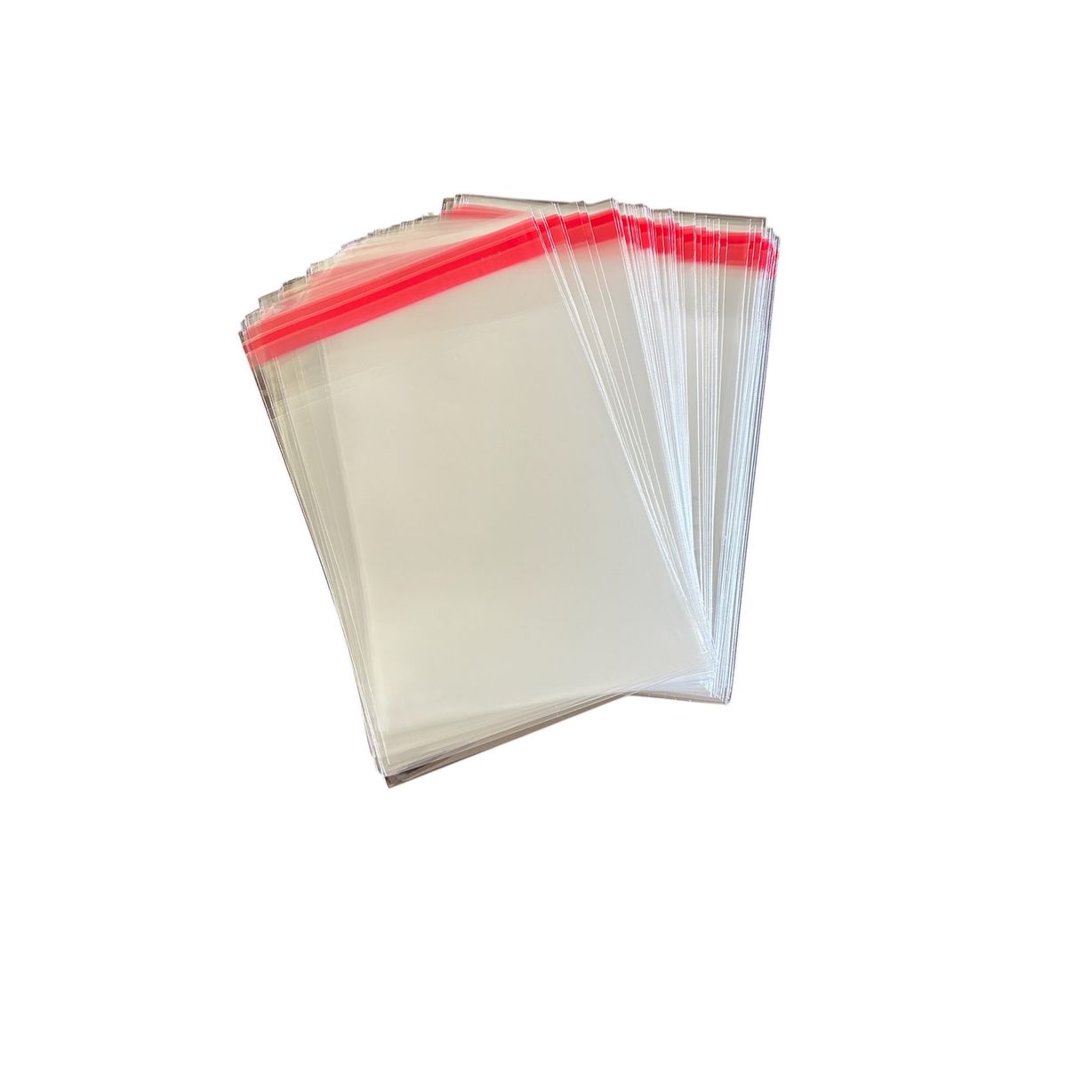 GENERICO - Bolsas Celofan 10cm x 15cm con Adhesivo 100 Unidades