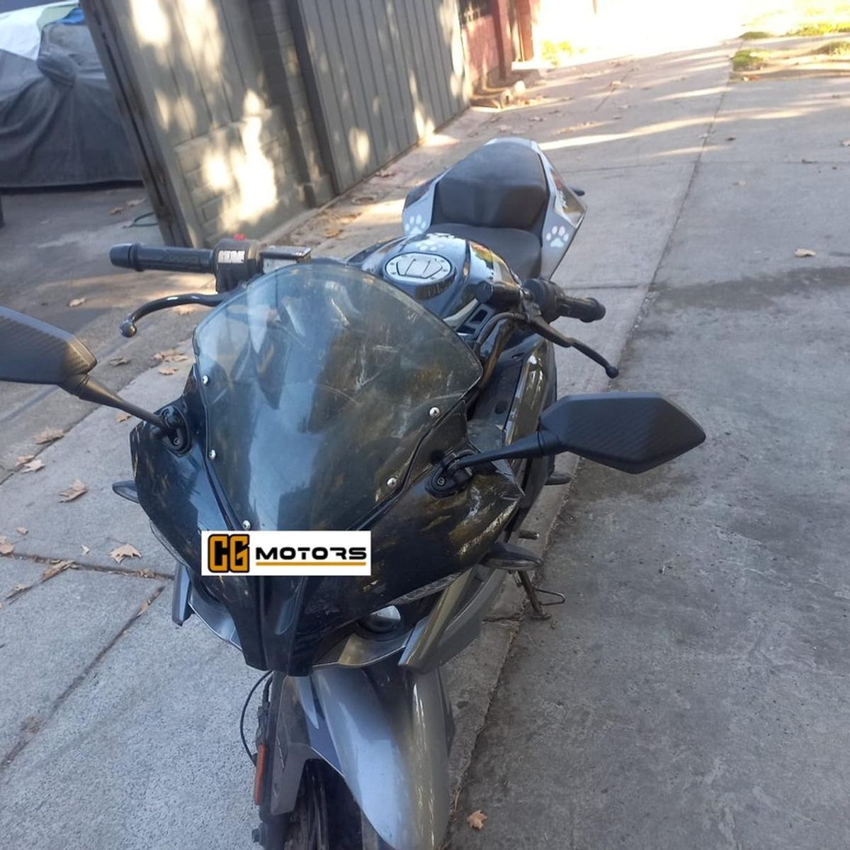 GENERICO - Espejos Deportivos Para Moto Bajaj Pulsar Rs 200